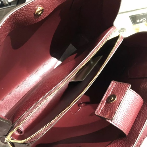 Michael Kors large Satchel wallet SET brown merlot - Picture 8 of 8